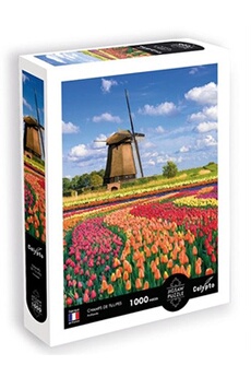 puzzle sentosphere 1000 p champs de tulipes hollande