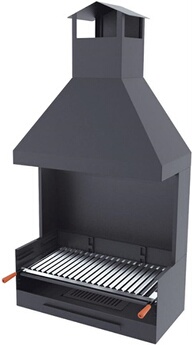 Barbecue bois et charbon FM BV-82 60cm à poser ou à encastrer