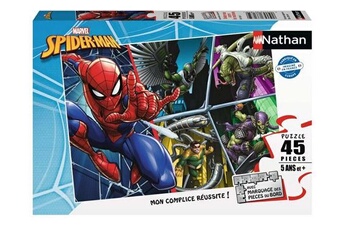 puzzle nathan puzzle 45pieces spiderman