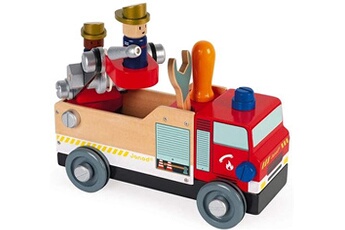 autres jeux de construction janod camion pompier brico kids