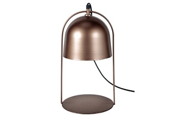 autres luminaires tosel 64461 lampe a poser lanterne métal bronze l 20 p 20 h 35 cm ampoule e27