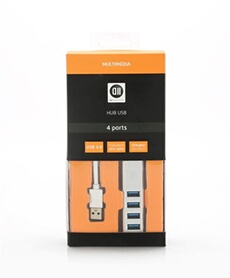 Hub USB D2 Diffusion 4 x SuperSpeed USB 3.0 - vue 2