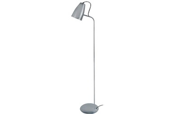 lampe de lecture tosel 95106 lampadaire liseuse articulé métal aluminium l 40 p 40 h 150 cm ampoule e27