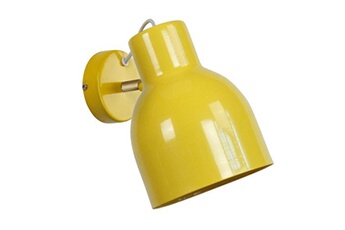 lampe de lecture tosel 30632 applique articulé métal jaune l 18 p 18 h 20 cm ampoule e27