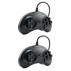 Manette Straße Game 2 X Manette 6 boutons - USB type Sega Megadrive Genesis pour PC - Plongez dans l'action rétro ! - ®