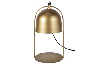 lampe à poser tosel 64460 lampe a poser lanterne métal doré l 20 p 20 h 35 cm ampoule e27
