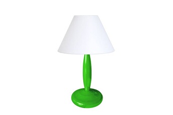 lampe de chevet tosel 66416 lampe de chevet colonne métal vert l 18 p 18 h 31 cm ampoule e14