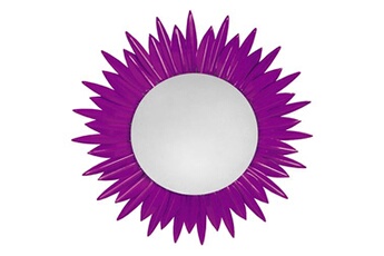 plafonnier tosel 40508 plafonnier ronde métal violet l 30 p 30 h 15 cm ampoule e27