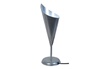 Tosel 60398 Lampe a poser droit métal aluminium L 15 P 15 H 35 cm Ampoule E27 photo 1
