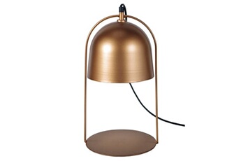 lampe à poser tosel 64459 lampe a poser lanterne métal cuivre l 20 p 20 h 35 cm ampoule e27