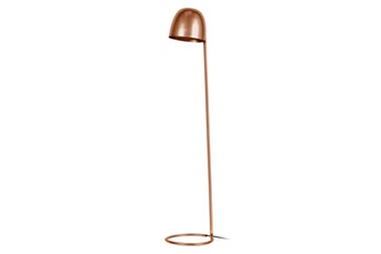 lampadaire tosel 95333 lampadaire liseuse articulé métal cuivre l 25 p 25 h 155 cm ampoule e27
