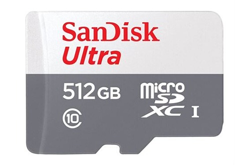 Carte mémoire micro SD Sandisk Ultra - Carte mémoire flash - 512 Go - Class  10 - microSDXC UHS-I