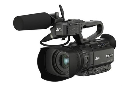 Caméscope Jvc 4KCAM GY-HM250E - Caméscope - 4K / 30 pi/s - 12.4 MP - 12x zoom optique - carte Flash