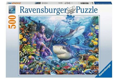 Puzzle Ravensburger - Puzzle 500 pièces-Roi de la mer Adulte
