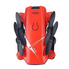 Drone Quadricoptère Wifi FPV RC avec Caméra HD 2.0MP 4 Canaux 2.4 GHz 6-Gyro - rouge