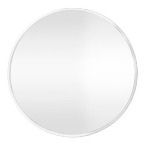 Miroir de décoration Premium XL Miroir mural Ordona rond 50 cm blanc ...