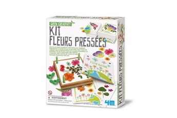 autres jeux créatifs 4m kit fleurs pressees kit decouverte