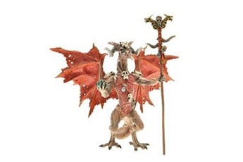 figurine pour enfant plastoy - 60228 - figurine - le dragon - sorcier - rouge