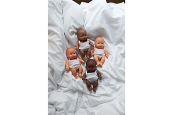 autres jeux d'éveil miniland baby doll fille africaine 21 cm