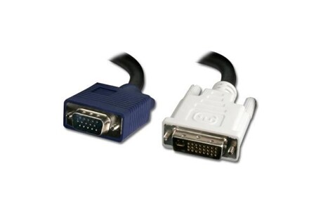 Connectique Audio / Vidéo GENERIQUE CABLING® Cable DVI-I vers VGA Male/Male 5m