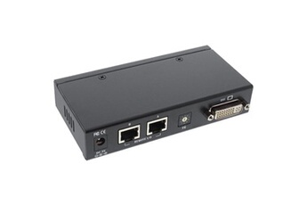 Connectique Audio / Vidéo InLine Extendeur KVM USB DVI sur câble TP avec audio jusqu'à 50 m