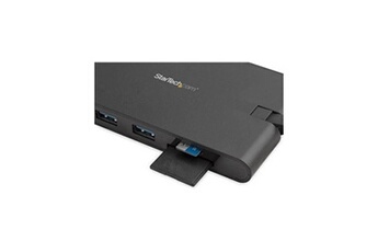 Connectique Audio / Vidéo StarTech.com USB C Multiport Adapter, USB Type-C Mini Dock with HDMI 4K or 1080p VGA Video, 100W PD Passthrough, 3x USB 3.0, Gigabit Ethernet, SD & MicroSD Card