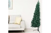 vidaXL Demi-arbre de Noël artificiel pré-éclairé et boules vert 150 cm photo 3