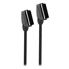 Câble péritel Mâle / Mâle T'nB - noir 1,5 mètre