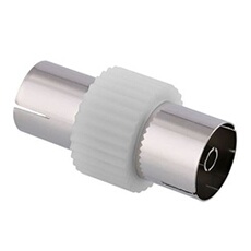 T'nB - Adaptateur d'antenne - connecteur IEC (9,5 mm) mâle pour connecteur IEC (9 mm) femelle - coaxial