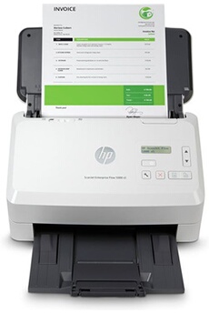Imprimante monofonction Hp ScanJet Enterprise Flow 5000 s5 - Scanner de documents - CMOS / CIS - Recto-verso - 216 x 3100 mm - 600 dpi x 600 dpi - jusqu'à 65 ppm (mono) /