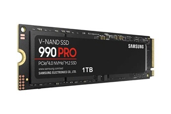 990 Pro 1 To, 7 540 Mo/s PCIe 4.0 NVMe M.2 (2280) SSD Interne MZ-V9P1T0BW