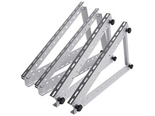 : 2 supports en aluminium inclinés pour panneau solaire jusqu'à 150 W
