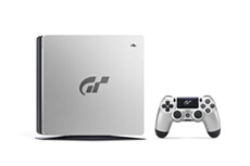 Console Sony PS4 1 To Edition Limitée Argent + Gran Turismo Sport