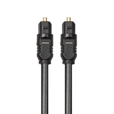 Câble Optique Audio - Câble Toslink pour DVD, PS4, XBox, Lecteur Blu Ray, Wii, Ampli, Barre de Son, Freebox, Home Cinéma etc. (1m)