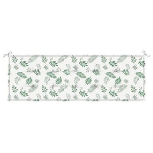 Coussin De Banc Jardin Extérieur VidaXL - Tissu Oxford Vert Imperméable - 150 X 50 X 3 Cm - Rembourrage Mousse Confortable Antidérapant