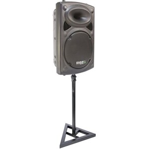 Barre Acier Ajustable Ibiza Sound - Support Satellite Sur Caisson - Hauteur Réglable 35 Cm - Ø35 Mm