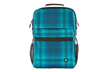 sac à dos pour ordinateur portable hp - campus xl - sac à dos pour ordinateur portable - 16.1" - bleu plaid écossais