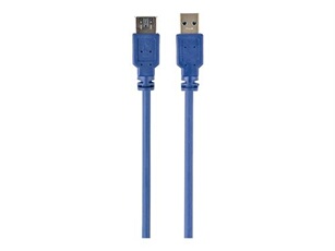 CCP-USB3-AMAF-10 - Rallonge de câble USB - USB type A (F) pour USB type A (M) - 3 m - moulé - bleu