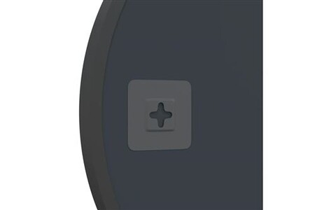 Miroir de décoration vidaXL Miroir mural Noir 50 cm | Darty
