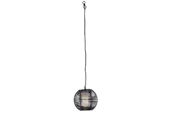 suspension forlight rhiana - pendentif de plafond en fil de salle de bain gris urbain noir 1x e27 ip44