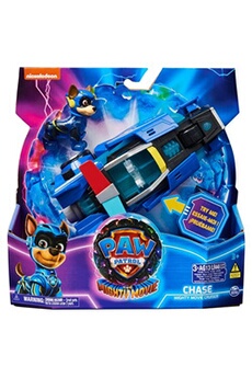 voiture paw patrol véhicule avec figurine la pat patrouille chase the mighty movie