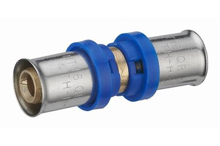 Raccord plomberie Noyon & Thiebault Jonction égale à sertir multiprofil TH-H-U pour tube multicouche - Ø 20 mm - 310302