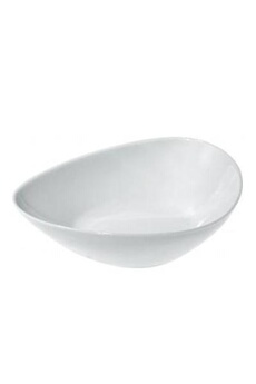vaisselle alessi fm1054 s colombina collection coupelle basse en porcelaine blanche set de 6 pièces