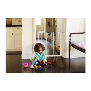 Barrière d'escalier escamotable noir - Barrière de sécurité Bébé - Barrière enfant Barrière d'escalier escamotable noir - Barrière de sécurité Bébé - Barrière enfant