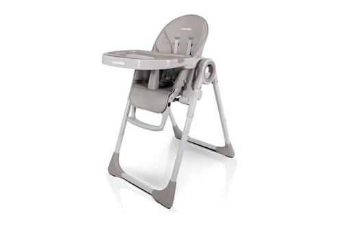 Chaises hautes et réhausseurs bébé NANIA Chaise haute CARLA 6-36 mois -  allongeable et reglable en hauteur -Cream