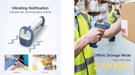 Inateck 1D Scanner De Codes-Barres Industriel Bluetooth Sans Fil Avec Ip67 Etanche A L Eau Et A La Poussiere Avec App Et Sdk Inateck 1D Scanner De Codes-Barres Industriel Bluetooth Sans Fil Avec Ip67 Etanche A L Eau Et A La Poussiere Avec App Et Sdk
