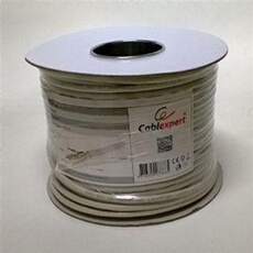 - Câble en vrac - 100 m - FTP - CAT 6 - solide - gris