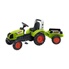 Pilsan Tracteur à Pédale Actif Avec Remorque Verte - 143 X 51 X 51 Cm Pour Enfants Dès 3 Ans
