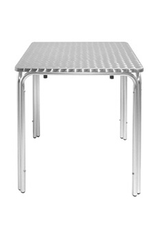 table de jardin bolero table carrée empilable 600mm