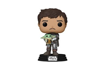 Figurine Pop Star Wars Mandalorian Mando Holding Child